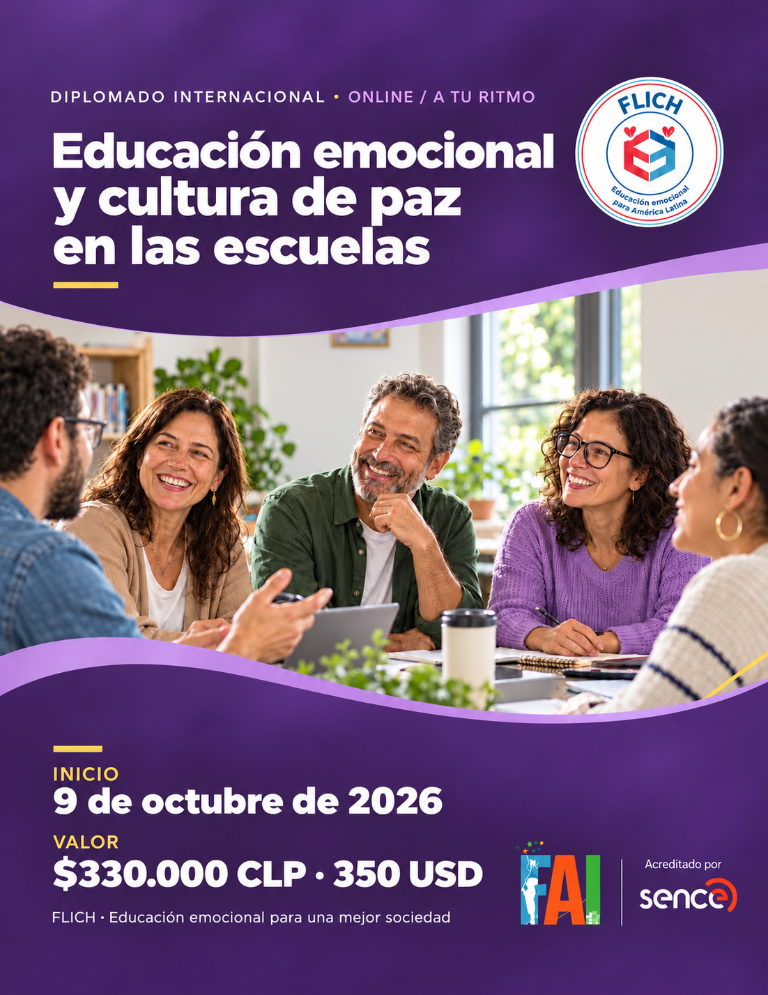 Educación Emocional y Cultura de Paz en las Escuelas 2026